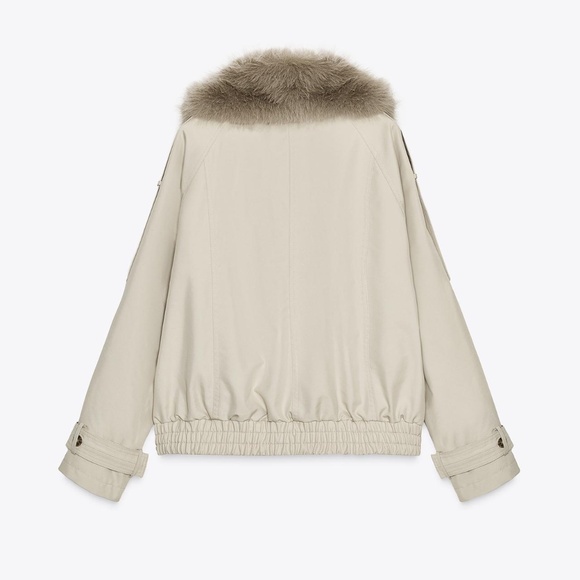 ZARA - ZW COLLECTION WATER REPELLENT SHORT TRENCH COAT - Picture 2 of 14